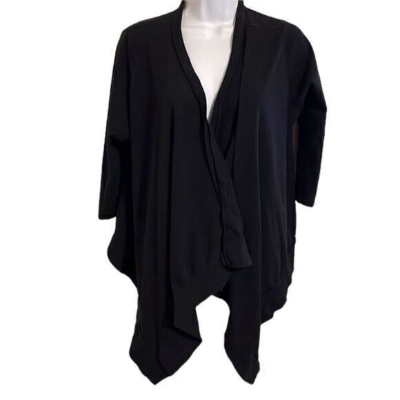 LANE BRYANT cardigan wrap 14/16 black - Picture 1 of 4